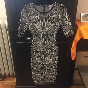 Herve Leger Fitted Dress